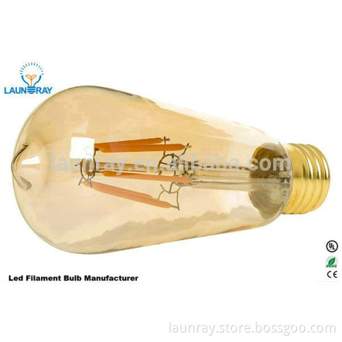 2014 New Model Hot Sale Cheap Price Good Quality ST64 LED Filament Bulb 8W With CE Approved